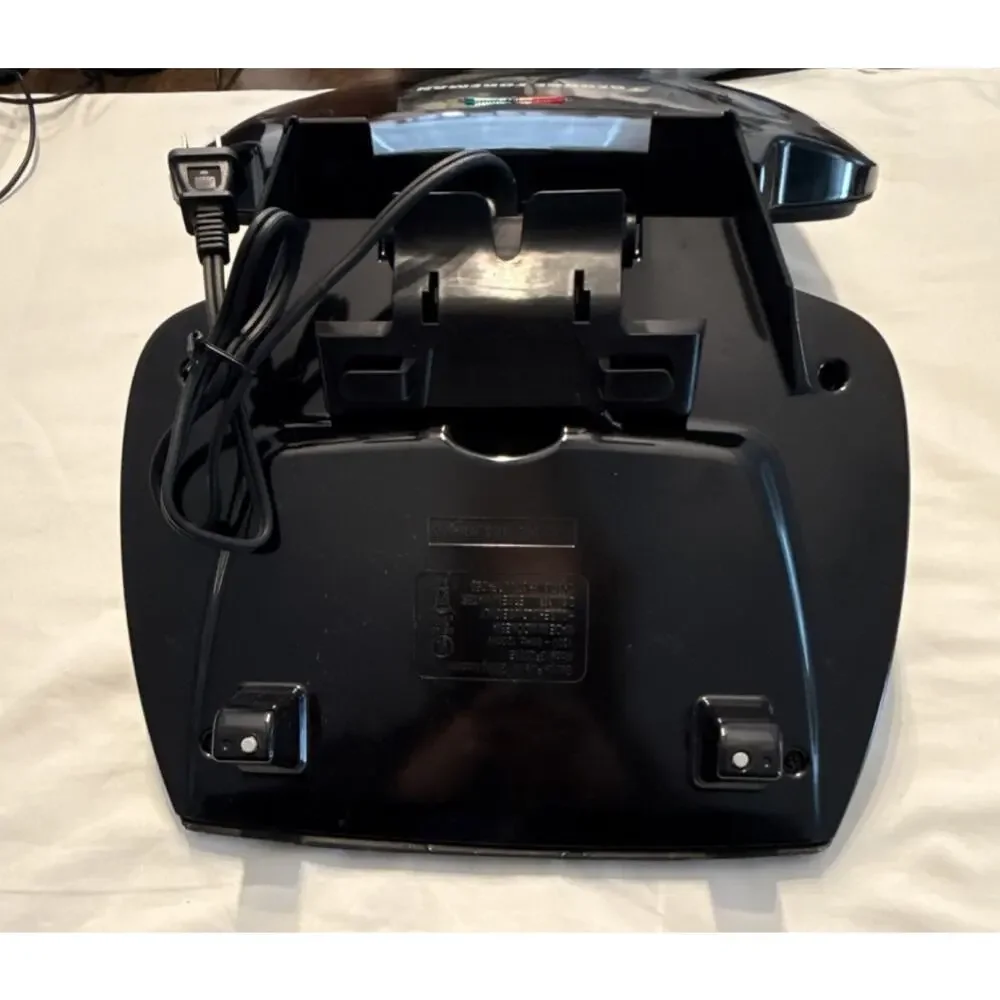 George Foreman GRP472P Contact Grill & Griddle Black Electric Non-Stick 12”